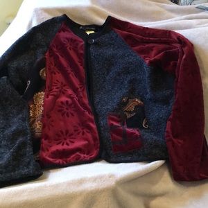 Ahni patchwork dress jacket size 1 NWT